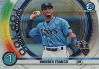 2020 Bowman Chrome Scouts' Top 100 #BTP1 Wander Franco Baseball Card