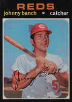 1971 O-Pee-Chee #250 Johnny Bench Baseball Card