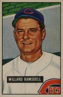 1951 Bowman #251 Willard Ramsdell Baseball Card
