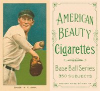 1909 White Borders American Beauty Frame #85 Hal Chase Throwing-Dark Cap Baseball Card