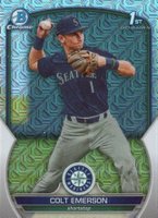 2023 Bowman Draft #BDC42 Colt Emerson Chrome-Japan Baseball Card