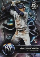 2023 Bowman Platinum #55 Anthony Volpe Ice Pattern Baseball Card