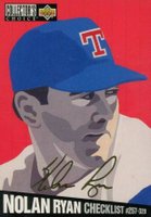 1994 Collector's Choice #320 Nolan Ryan Gold Signature Baseball Card
