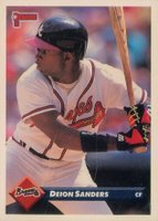 1993 Donruss #158 Deion Sanders Baseball Card