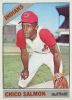 1966 Topps #594 Chico Salmon Baseball Card