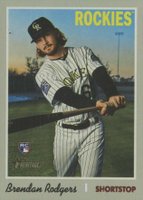 2019 Topps Heritage #508 Brendan Rodgers Baseball Card