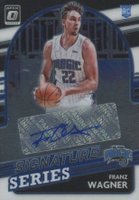 2021 Panini Donruss Optic Signature Series #SSFWG Franz Wagner Basketball Card