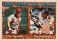 1994 Topps #388 Len Dykstra/Ken Griffey Baseball Card