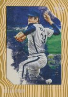 2020 Panini Diamond Kings #136 Nolan Ryan Framed Wood Baseball Card
