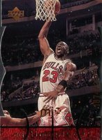 1998 Upper Deck MJx #80 Michael Jordan Red Basketball Card