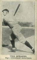 1922 Haffner's Big-Tayto-Loaf Bread # Tris Speaker Baseball Card