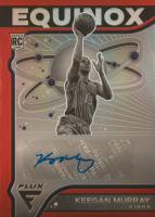 2022 Panini Flux Equinox Autographs #EAKGM Keegan Murray Red Basketball Card