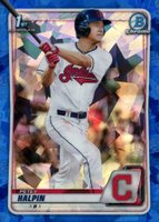 2020 Bowman Draft Chrome Sapphire Edition #BD69 Petey Halpin Baseball Card