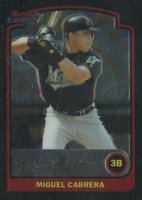 2003 Bowman Chrome Draft Picks #3 Miguel Cabrera Baseball Card
