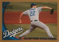 2010 Topps #10 Clayton Kershaw Gold Baseball Card