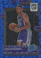 2022 Panini Donruss Optic #214 Keegan Murray Fast Break Blue Basketball Card