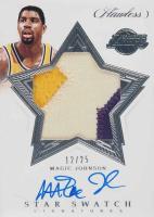 2019 Panini Flawless Star Swatch Signatures #SWMJN Magic Johnson Basketball Card