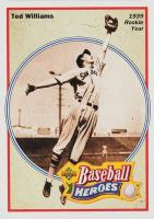 1992 Upper Deck Heroes Ted Williams #28 Ted Williams 1939-Rookie of the Year Baseball Card