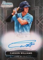 2022 Bowman Sterling Prospect Autographs #PACW Carson Williams Baseball Card