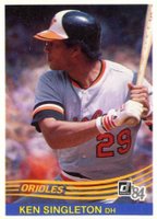 1984 Donruss #610 Ken Singleton Baseball Card