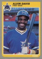 1985 Fleer #488 Alvin Davis Baseball Card