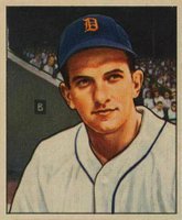 1950 Bowman #243 Johnny Groth Without Copyright Baseball Card