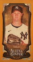 2024 Topps Allen & Ginter #25 Gerrit Cole Chrome-Mini-Gold Refractor Baseball Card