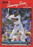 1990 Donruss #489 Sammy Sosa Baseball Card