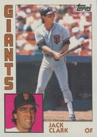 1984 Topps #690 Jack Clark Baseball Card