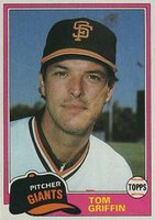 1981 Topps #538 Tom Griffin Baseball Card