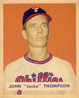 1949 Bowman #161 Jocko Thompson Baseball Card