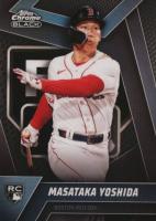 2023 Topps Chrome Black #11 Masataka Yoshida Variation-White Jersey Baseball Card