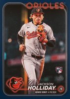 2024 Topps Update #US97 Jackson Holliday Royal Blue Baseball Card