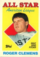 1988 Topps Tiffany #394 Roger Clemens Baseball Card