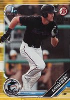 2019 Bowman Draft #BD196 Kameron Misner Gold Baseball Card