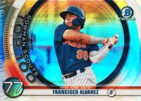 2020 Bowman Chrome Scouts' Top 100 #BTP77 Francisco Alvarez Baseball Card