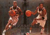 1999 Metal Rivalries #1 Allen Iverson/Stephon Marbury Basketball Card