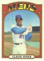 1972 Topps #31 Cleon Jones Baseball Card
