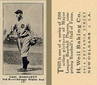 1916 Weil Baking Co. #127 George Moriarty Baseball Card