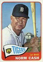1965 Topps #153 Norm Cash Baseball Card