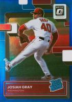 2022 Panini Donruss Optic #42 Josiah Gray Blue Baseball Card