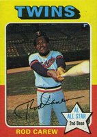 1975 Topps Mini #600 Rod Carew Baseball Card