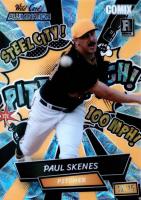 2024 Wild Card Alumination Comix Paul Skenes Edition #PS4 Paul Skenes Pittsburgh Yellow-Kaleidoscope Foil-Black/Yellow Baseball Card