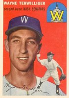 1954 Topps #73 Wayne Terwilliger Baseball Card