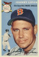 1954 Topps #19 Johnny Lipon Baseball Card