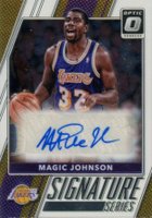 2017 Donruss Optic Signature Series #53 Magic Johnson Basketball Card