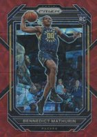 2022 Panini Prizm #254 Bennedict Mathurin Red Choice Basketball Card