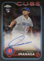 2024 Topps Chrome Rookie Autographs #RASI Shota Imanaga Baseball Card