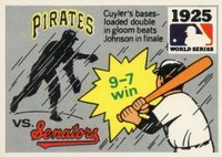 1971 Fleer World Series (Black Back) #23 1925 Pirates vs. Senators Baseball Card