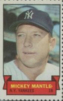 1969 Topps Stamps # Mickey Mantle Baseball Card